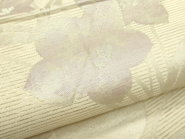 平和屋着物*夏物 六通柄袋帯 桔梗 銀糸 正絹 逸品 CABH5657rv