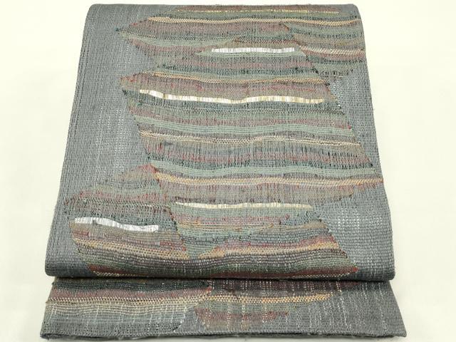 平和屋着物*夏物 六通柄袋帯 色紙重ね文様 正絹 逸品 CABH5671rv