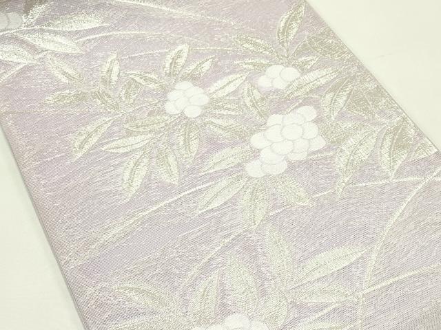 平和屋着物*夏物 六通柄袋帯 南天文 銀糸 CABH5680rv