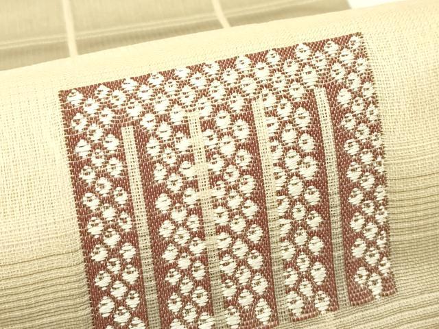 平和屋着物▽両面 全通柄袋帯 スリーシーズン 春夏秋 源氏香 正絹 逸品 CABH5700rv