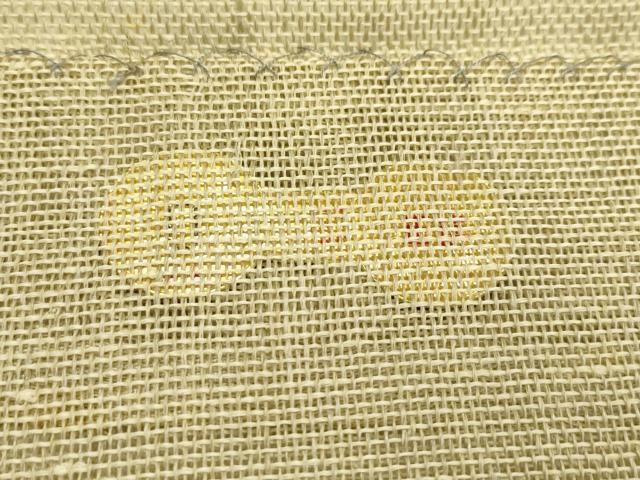 平和屋着物*夏物 1854年創業 帯屋捨松 八寸名古屋帯 菱文様 証紙付き 正絹 逸品 未使用 CABH5714rv