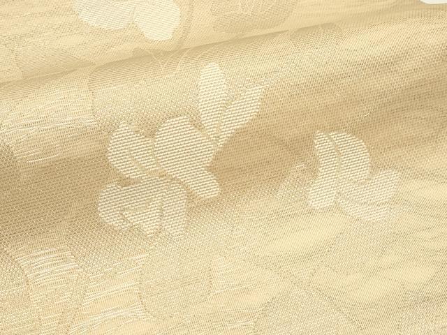 平和屋着物*夏物 太鼓柄 本袋帯 草花文 銀糸 正絹 逸品 CABH5718rv