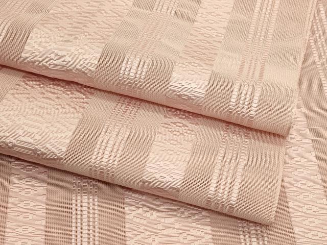 平和屋着物*夏物 本場筑前博多織 八寸名古屋帯 紗献上 水柿色 正絹 逸品 CABH5730rv