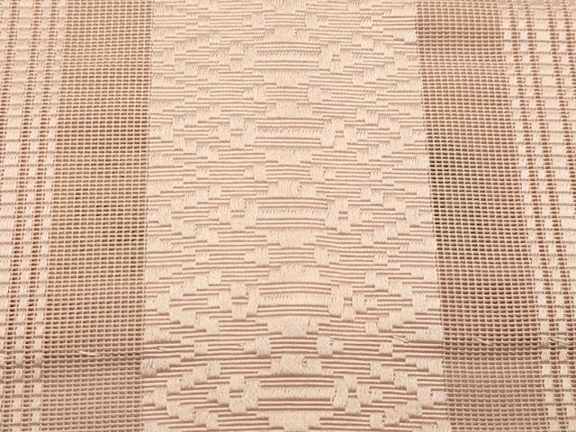 平和屋着物*夏物 本場筑前博多織 八寸名古屋帯 紗献上 水柿色 正絹 逸品 CABH5730rv