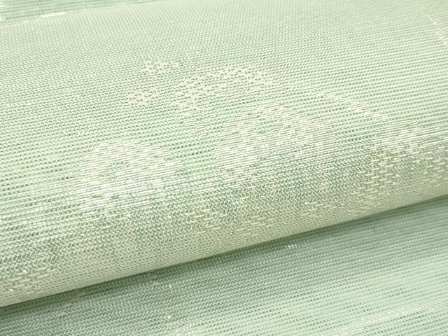 平和屋着物*夏物 六通柄袋帯 秋草文 銀糸 CABH5750rv