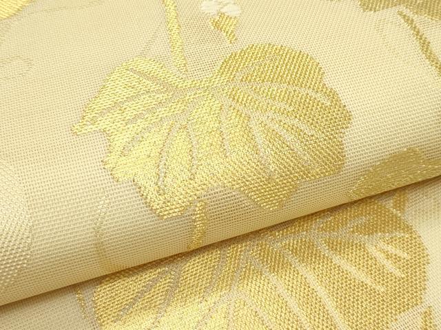 平和屋着物*夏物 六通柄 本袋帯 瓢箪 金糸 正絹 逸品 CABH5752rv