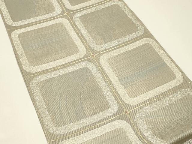 平和屋着物*夏物 六通柄袋帯 光の芸術 金銀糸 正絹 逸品 CABH5771rv
