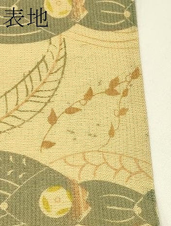 平和屋着物*夏物 全通柄袋帯 紅型染 抽象文 正絹 逸品 CABH5773rv