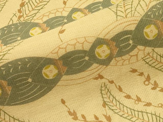 平和屋着物*夏物 全通柄袋帯 紅型染 抽象文 正絹 逸品 CABH5773rv