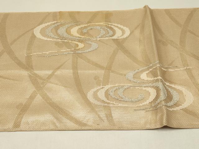 平和屋着物*夏物 太鼓柄袋帯 光琳水 金銀糸 正絹 逸品 CABH5790rv