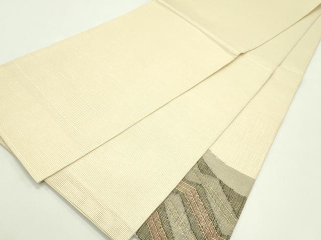 平和屋着物*夏物 太鼓柄袋帯 櫛織 抽象文 金糸 正絹 逸品 CABH5827rv
