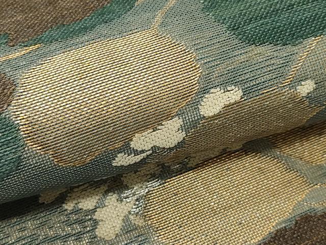 平和屋着物*夏物 全通柄 本袋帯 萩 金銀糸 正絹 逸品 CABH5871rv