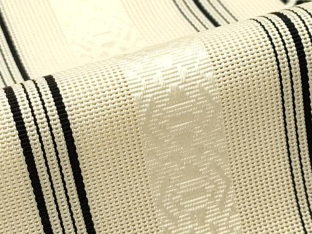 平和屋着物*夏物 本場筑前博多織 八寸名古屋帯 紗献上 正絹 逸品 CABH5886rv