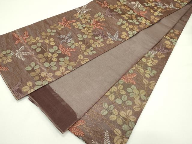 平和屋着物*夏物 六通柄 本袋帯 萩 金糸 正絹 逸品 未使用 CABH5892rv