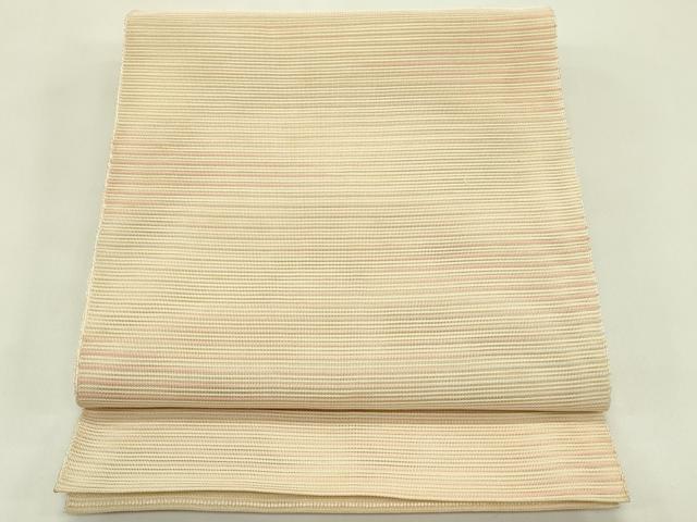 平和屋着物*夏物 八寸名古屋帯 絽綴れ 霞文 正絹 逸品 CABH5923rv