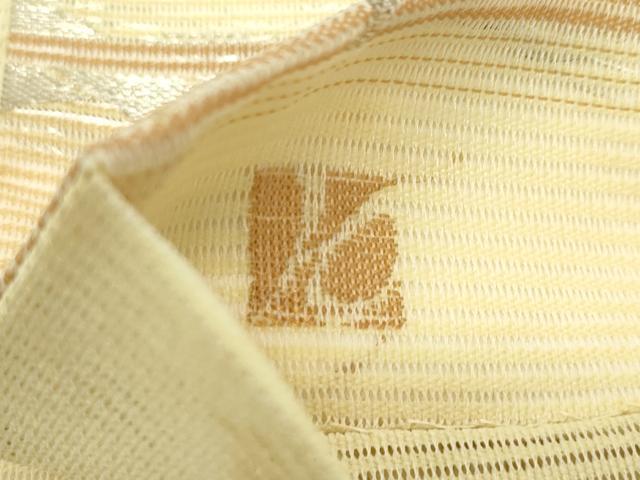 平和屋着物*夏物 西陣 川島織物 洗える最高級着物 <英>はなぶさ謹製 六通柄 京袋帯 朝顔露芝文 銀糸 たとう紙付 CABH5933rv