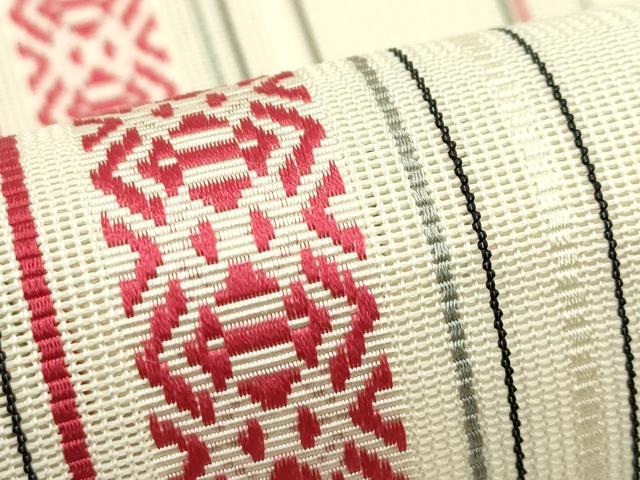 平和屋着物*夏物 本場筑前博多織 半幅帯 紗献上 正絹 逸品 CABH5948rv
