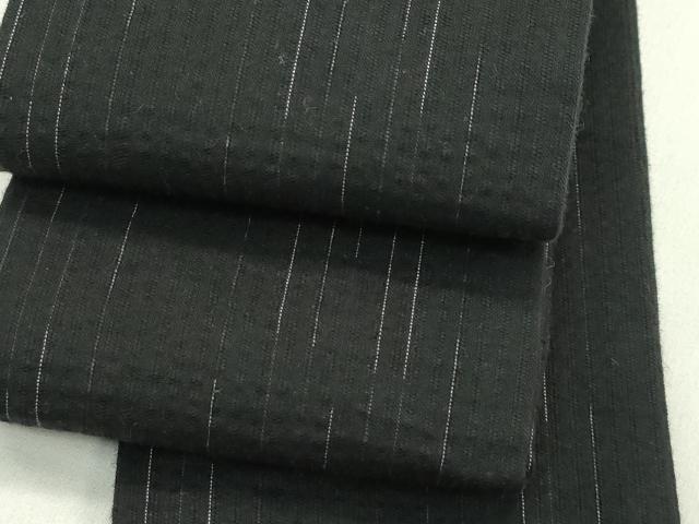 平和屋着物*夏物 男性 角帯 しじら織 変わり縞 綿 逸品 CABH5950rv