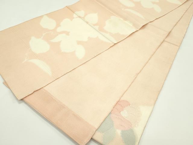 平和屋着物*夏物 太鼓柄袋帯 草花文 正絹 逸品 CABH5975rv