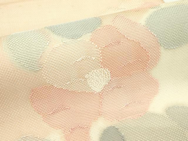 平和屋着物*夏物 太鼓柄袋帯 草花文 正絹 逸品 CABH5975rv