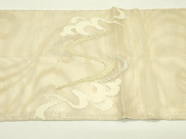 平和屋着物*夏物 太鼓柄袋帯 立波文 金銀糸 正絹 逸品 CABH5977rv