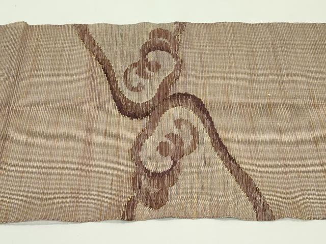 平和屋着物*夏物 八寸名古屋帯 立波文 正絹 逸品 CABH5983rv