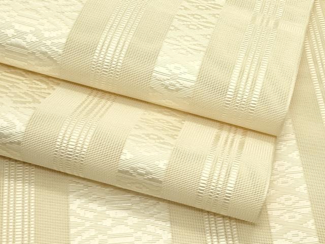 平和屋着物*夏物 本場筑前博多織 八寸名古屋帯 紗献上 浅黄色 正絹 逸品 CABH5999rv