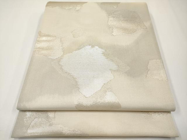 平和屋着物*夏物 西陣 まいづる謹製 六通柄袋帯 箔散らし 銀糸 証紙付き 正絹 逸品 未使用 CABH6021tx