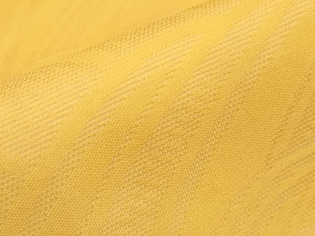 平和屋着物*夏物 九寸名古屋帯 重ね山文 山吹色 正絹 逸品 CABH6093tx