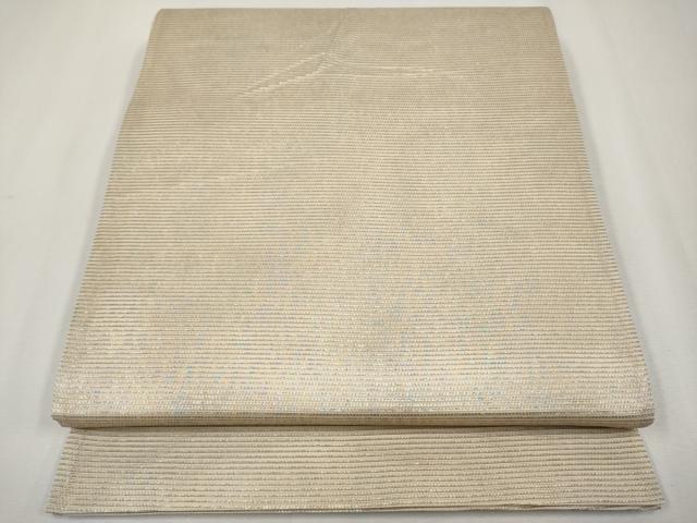 平和屋着物*夏物 六通柄袋帯 霞文 金糸 正絹 逸品 CABH6103tx