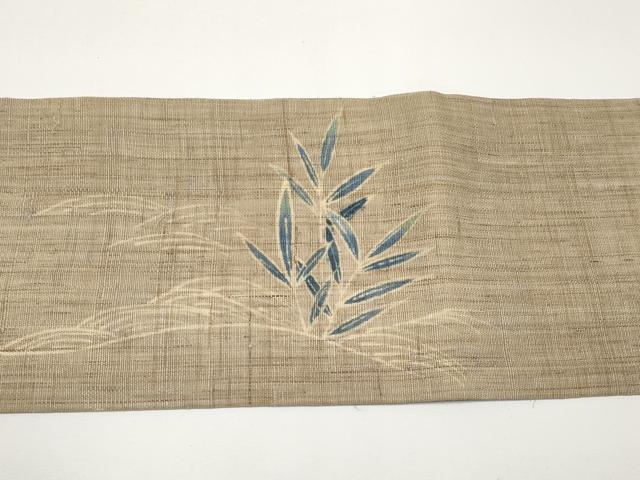 平和屋着物*夏物 九寸名古屋帯 苫舟 麻 逸品 CABH6117tx