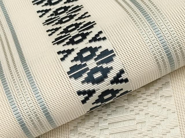 平和屋着物*夏物 本場筑前博多織 八寸名古屋帯 紗献上 正絹 逸品 CABH6119tx