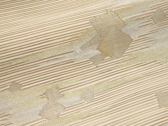 平和屋着物*夏物 八寸名古屋帯 絽綴れ 箔散らし 金銀糸 正絹 逸品 CABH6138tx
