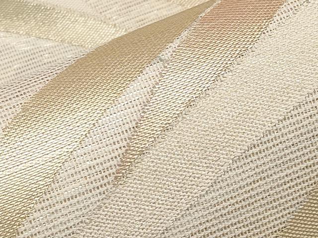 平和屋着物*夏物 六通柄袋帯 薫風 金糸 鈴乃屋扱い 正絹 逸品 未使用 CABH6144tx