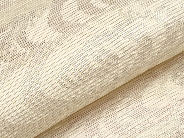 平和屋着物*夏物 六通柄袋帯 光琳枝葉文 銀糸 正絹 逸品 CABH6147tx
