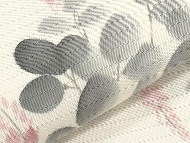 平和屋着物*夏物 絽塩瀬 九寸開き名古屋帯 作家物 手描き 枝花文 正絹 逸品 CABH6156tx