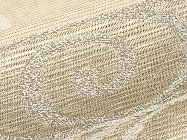 平和屋着物*夏物 六通柄袋帯 光琳水 銀糸 正絹 逸品 CABH6180tx