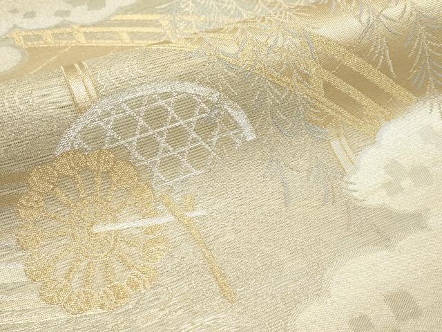 平和屋着物*夏物 六通柄袋帯 薫風 金銀糸 正絹 逸品 CABH6291tx