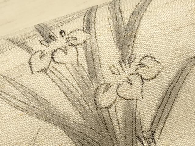 平和屋着物*夏物 太鼓柄袋帯 手描き 八ツ橋 麻 逸品 CABH6320tx