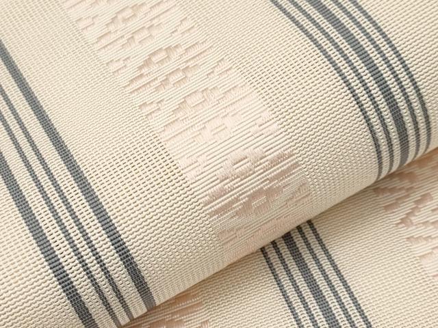 平和屋着物*夏物 本場筑前博多織 八寸名古屋帯 紗献上 正絹 逸品 CABH6372tx