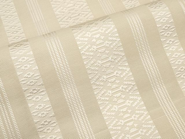 平和屋着物*夏物 本場筑前博多織 八寸名古屋帯 紗献上 丁子色 正絹 逸品 CABH6382tx