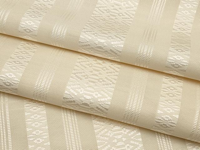 平和屋着物*夏物 本場筑前博多織 八寸名古屋帯 紗献上 丁子色 正絹 逸品 CABH6382tx