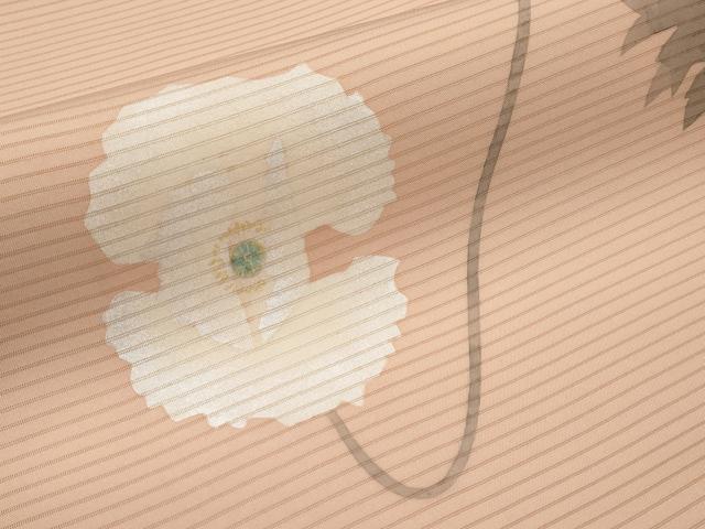 平和屋着物*夏物 絽塩瀬 九寸名古屋帯 ろうけつ染 枝花文 金銀彩 正絹 逸品 未使用 CABH6385tx
