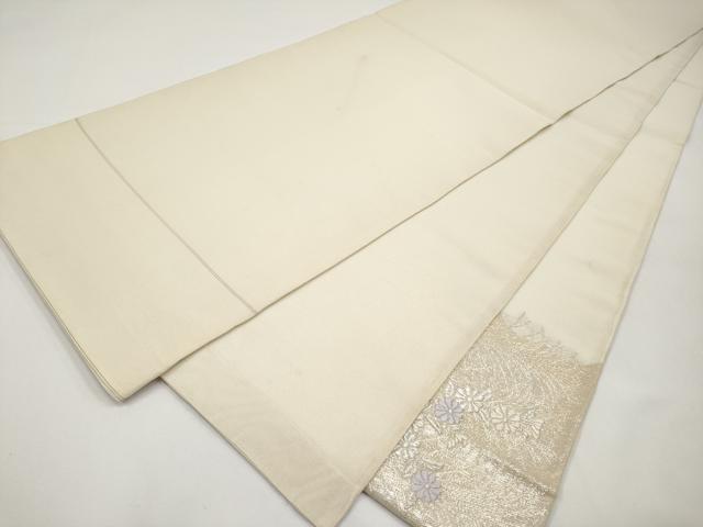 平和屋着物*夏物 太鼓柄袋帯 唐織 草花文 金銀糸 正絹 逸品 CABH6395tx
