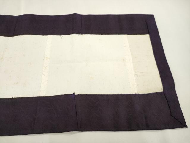 平和屋着物●アンティーク 大正ロマン 九寸開き名古屋帯 草花文 正絹 逸品 CABH6630dy