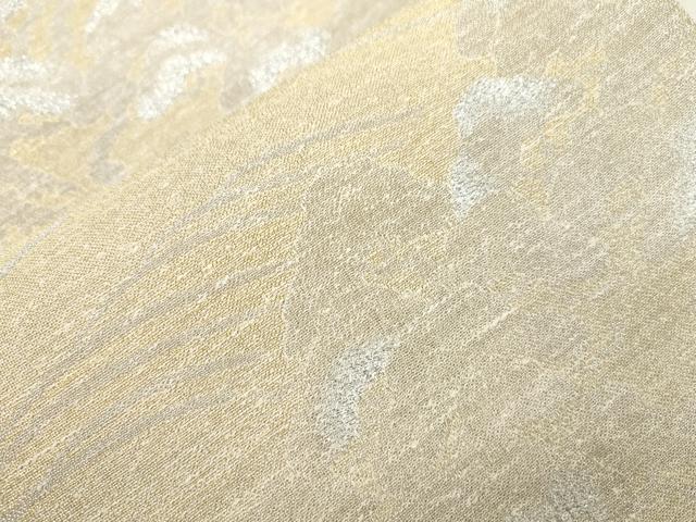 平和屋着物●両面 六通柄袋帯 伊勢絹 枝松文 金銀糸 正絹 逸品 CABH6647dy