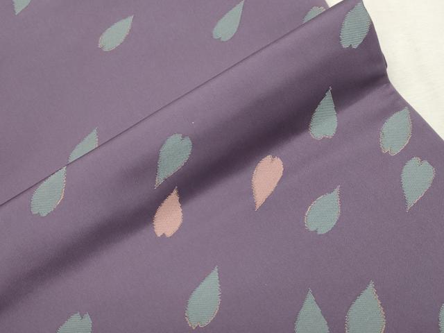 平和屋着物●世界的人形師 辻村寿三郎 ジュサブロー つけ帯 舞桜文 金糸 正絹 逸品 CABH6752dy