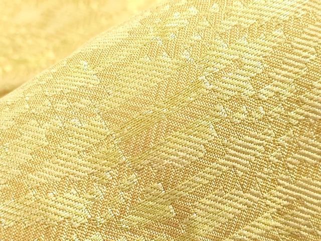 平和屋着物●男性 両面 角帯 間道 金糸 正絹 逸品 CABH6761dy