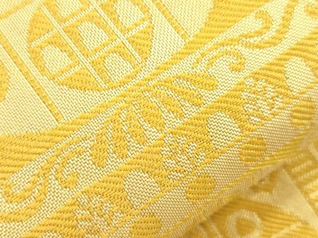 平和屋着物●男性 角帯 幾何学文 正絹 逸品 CABH6763dy