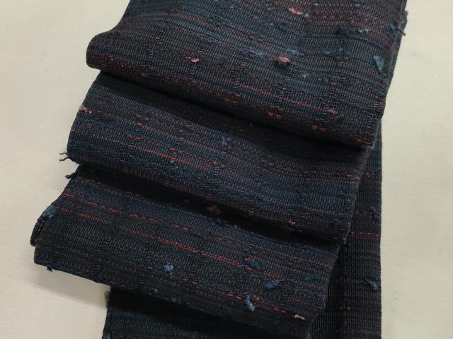 平和屋着物●綴れ 男性 角帯 霞文 正絹 逸品 CABH6770dy